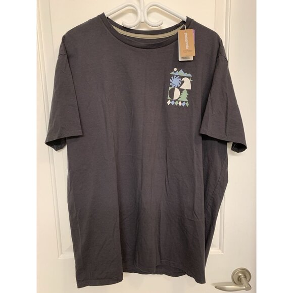 NWT Patagonia T-Shirt XL Grey Graphic Print - Picture 1 of 7